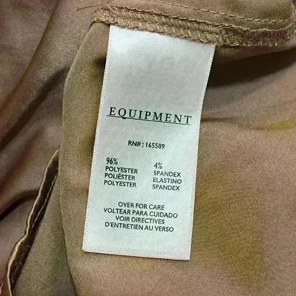 Equipment Women's Signature Long Sleeve Blouse Size Medium - Picture 10 of 11